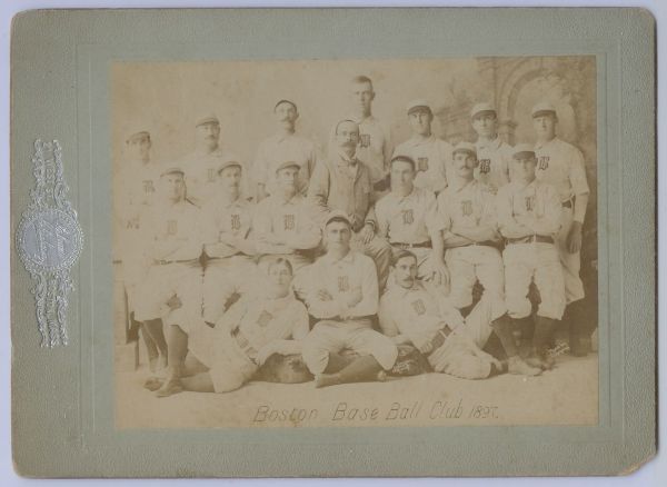 1897 Chickering Boston Beaneaters Team Photo